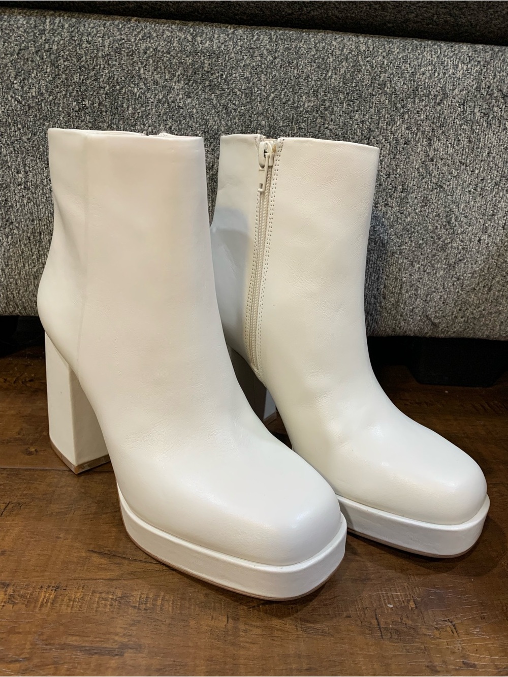 Steve Madden Platform Block Heel Ankle Boots !